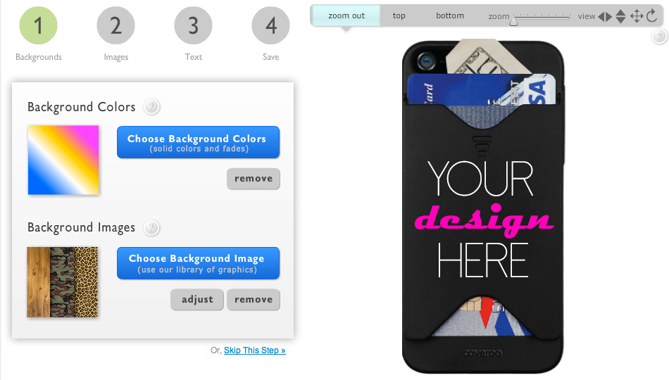 MyStyle Customizer for Coveroo Card-Holder iPhone Case